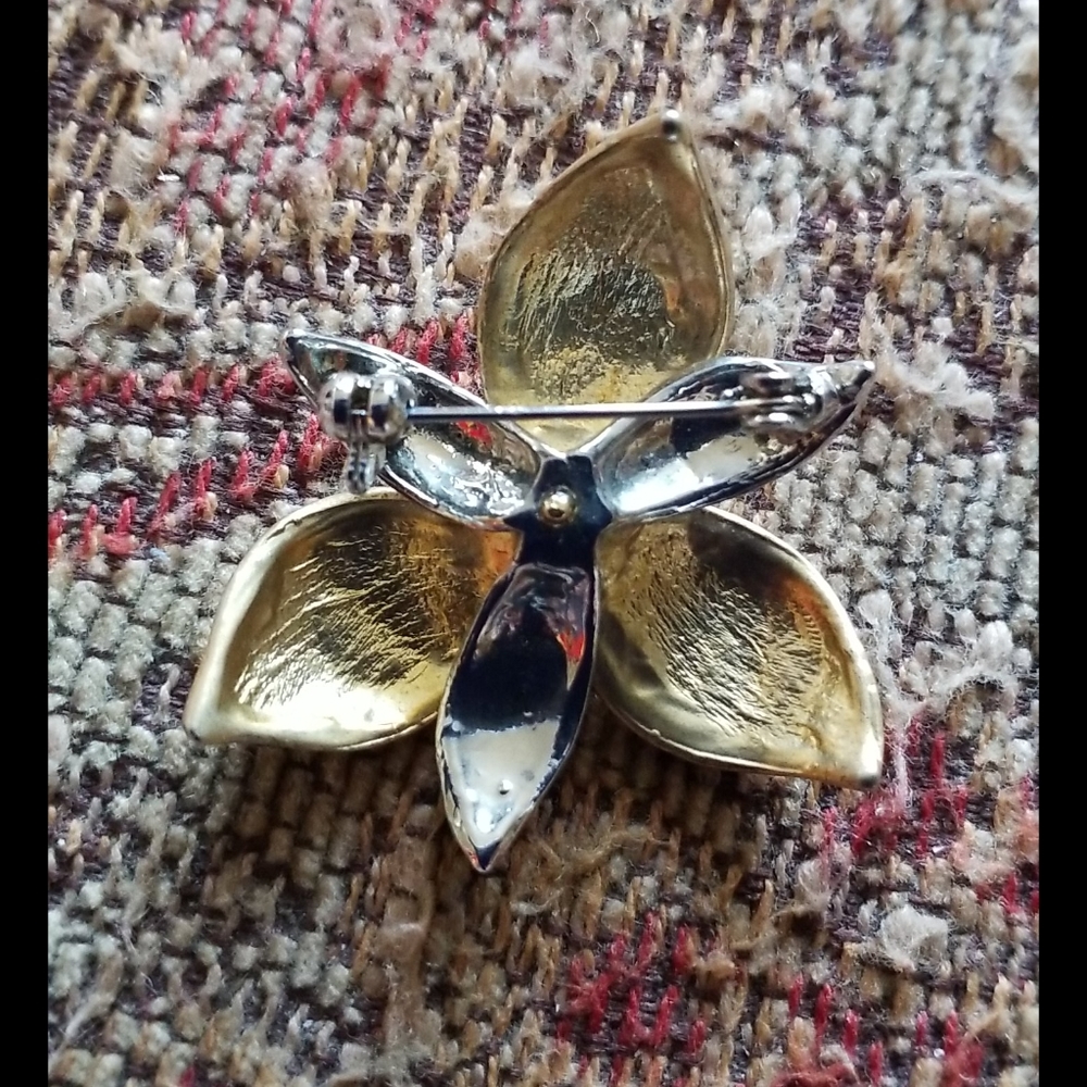 Swarovski Orchid Brooch - Picture 10 of 14